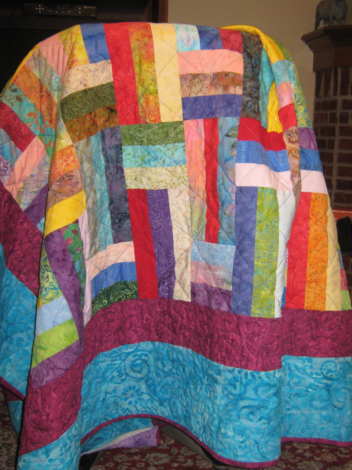 Amazing Batik Quilt - Quilt Pattern - Jelly Roll Friendly - Beginner on Luulla